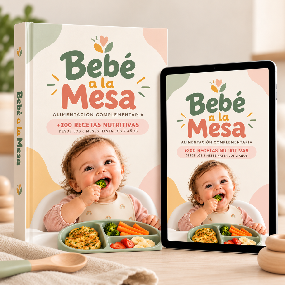 Menús Saludables Sin Estrés de 6 a 24 meses + 5 BONUS